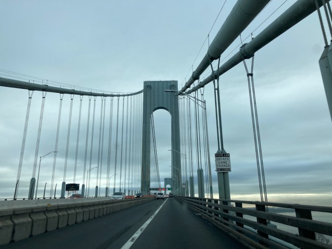 View of Verrazano-Narrows Bridge.