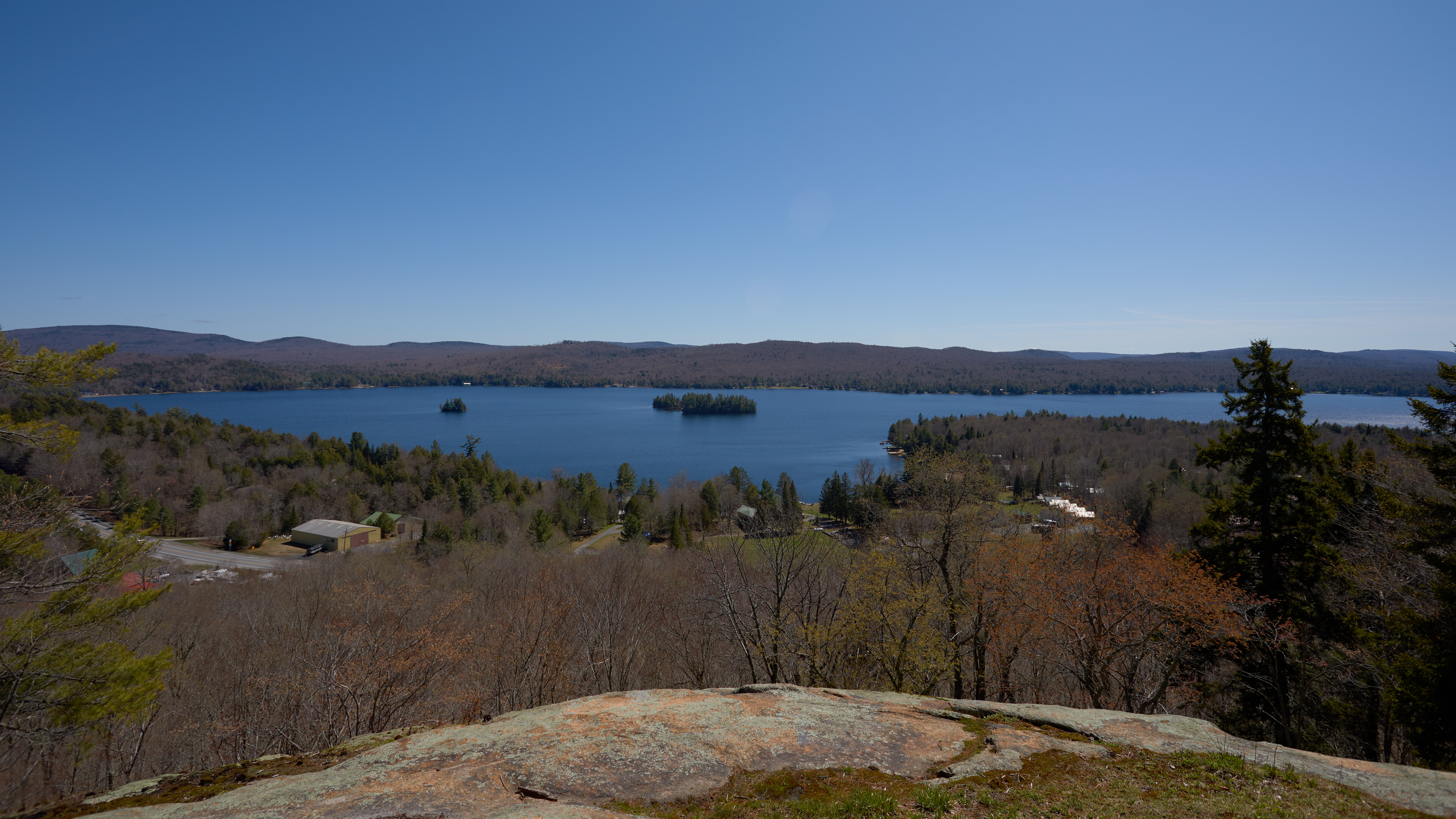 View of Fourth Lake from Eagle Cliff.