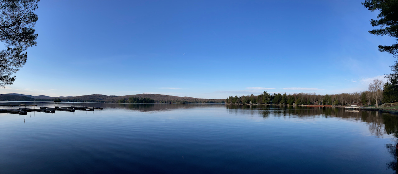 Panorama of Fourth Lake.
