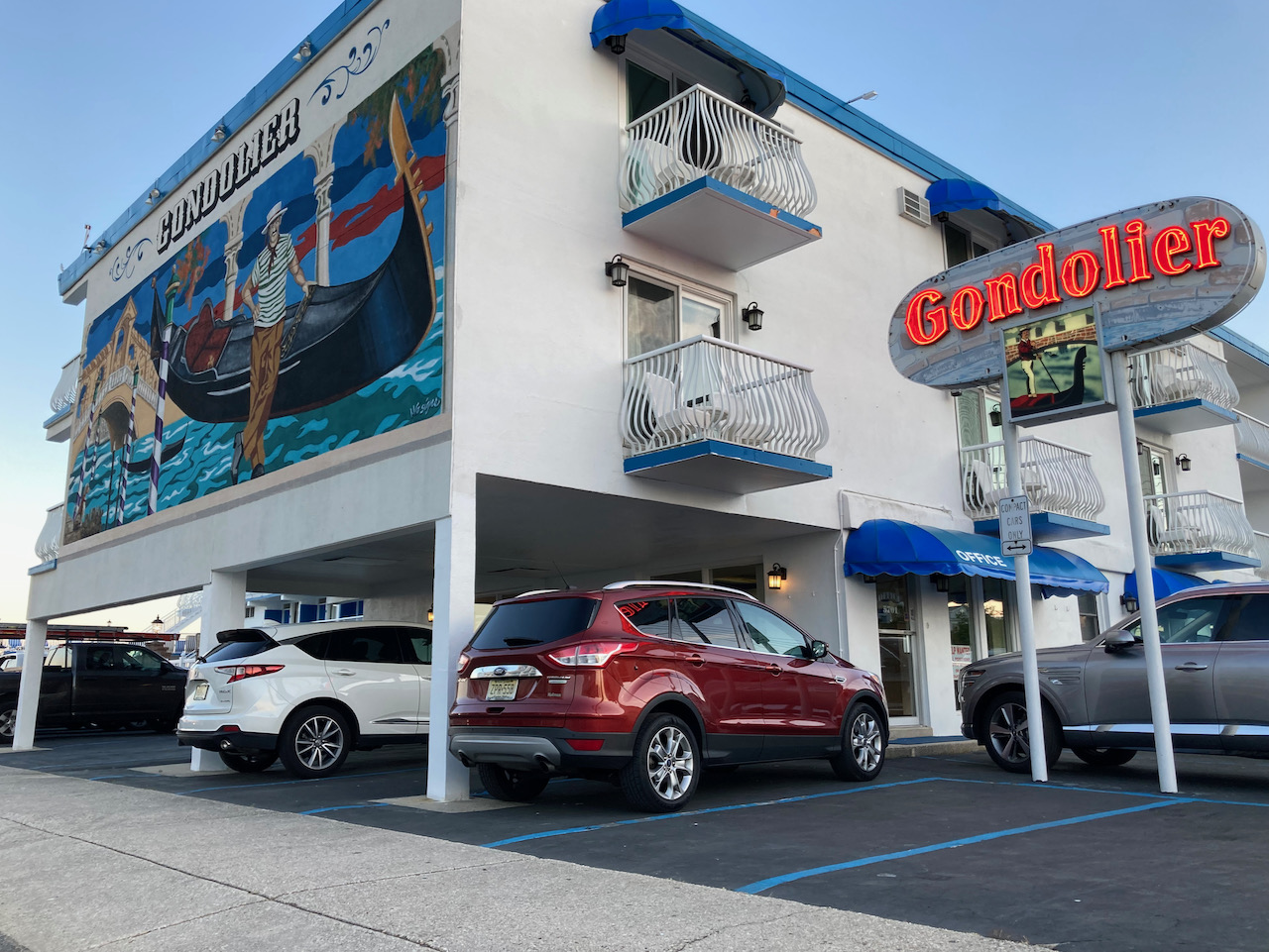 Exterior of Gondolier hotel