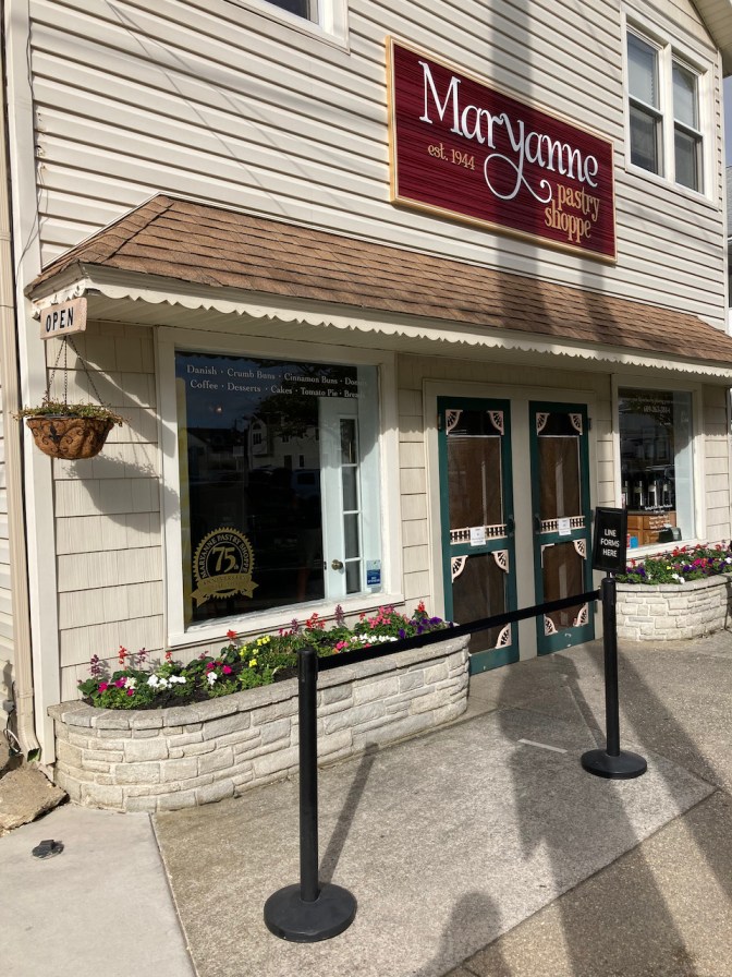 Exterior of Maryanne Pastry Shoppe.