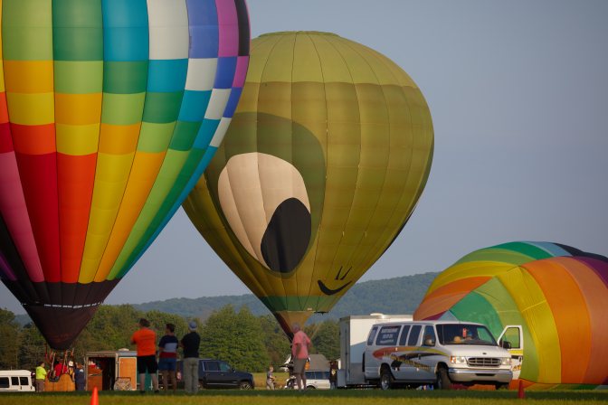 Green alien balloon.