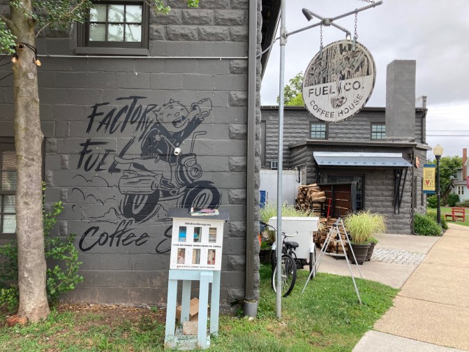 Exterior of Factory Fuel Coffee House.