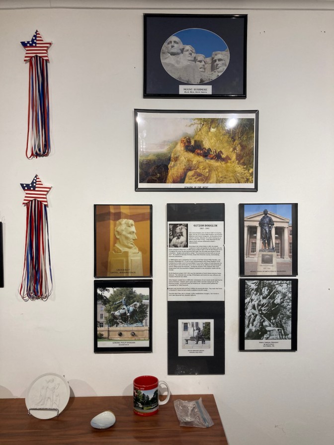 Exhibit on Gutzon Borglum.