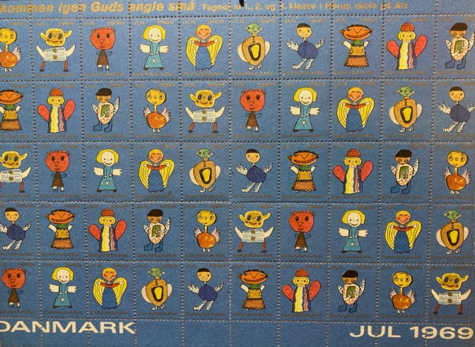 Danish stamps.