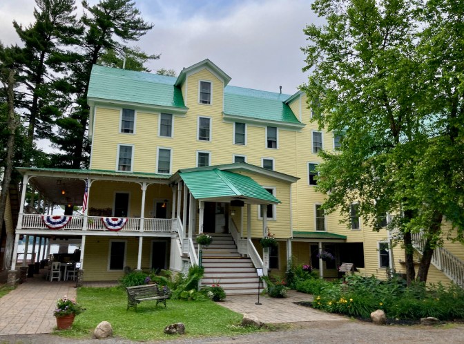 Exterior of The Woods Inn.