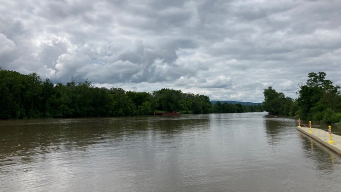 Mohawk River in distance.