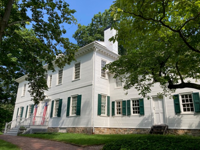 Exterior of Ford Mansion.
