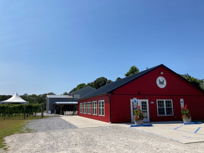 Outside of Natali Vineyards.