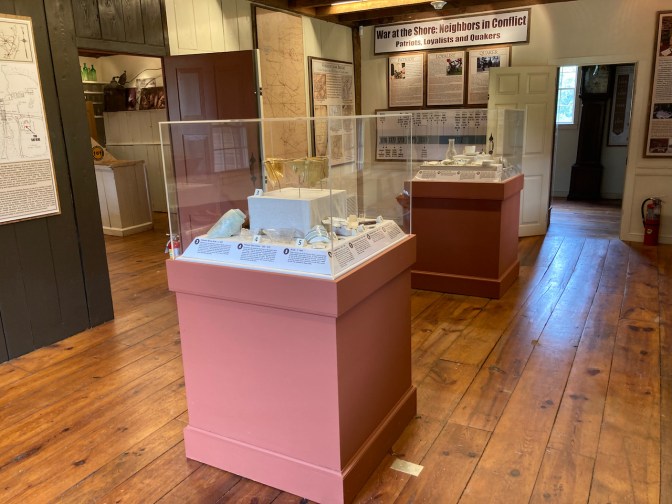 Interior of Cedar Bridge museum.