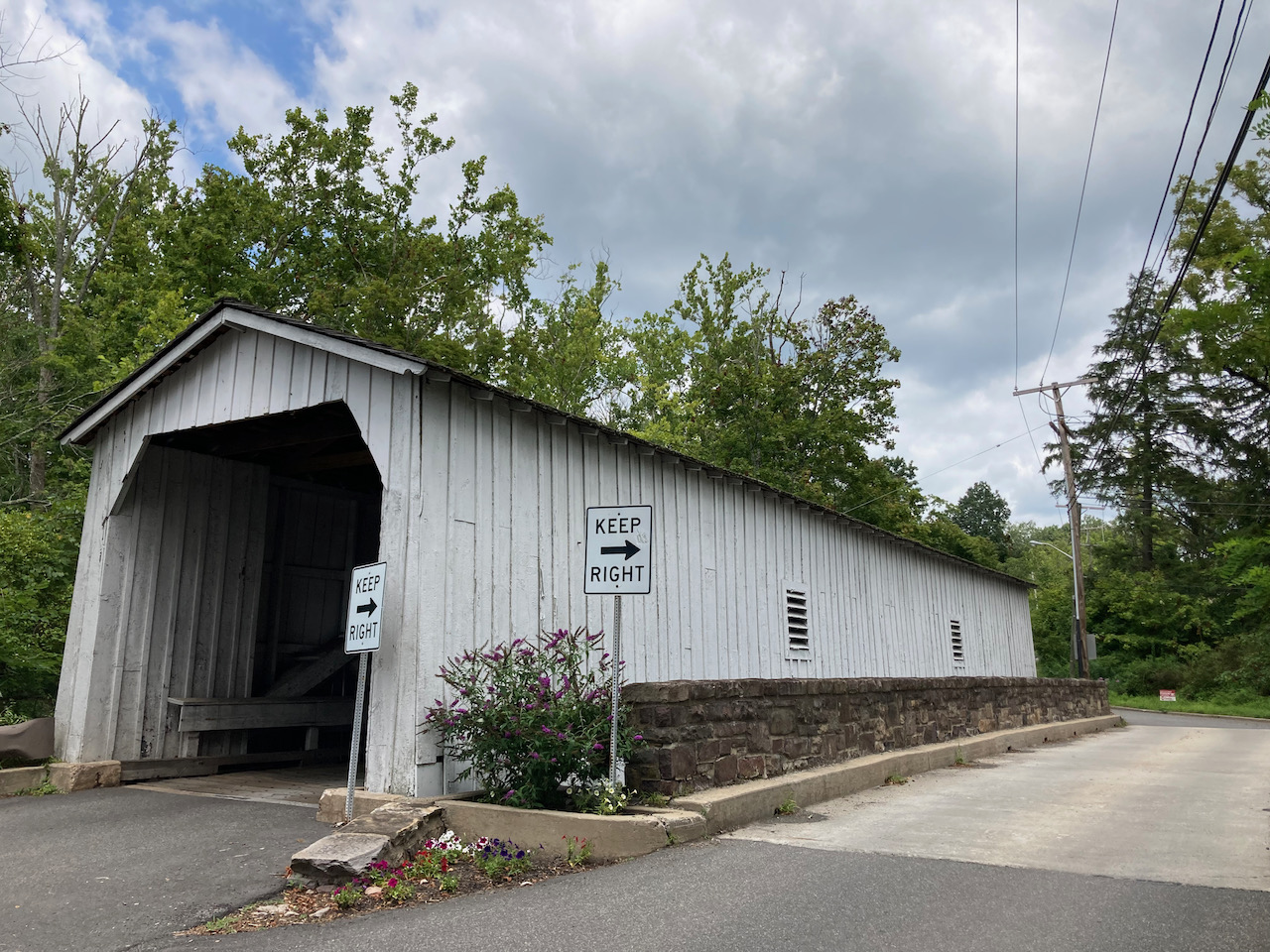 Exterior of Green Sergeant's Covered Bridge.