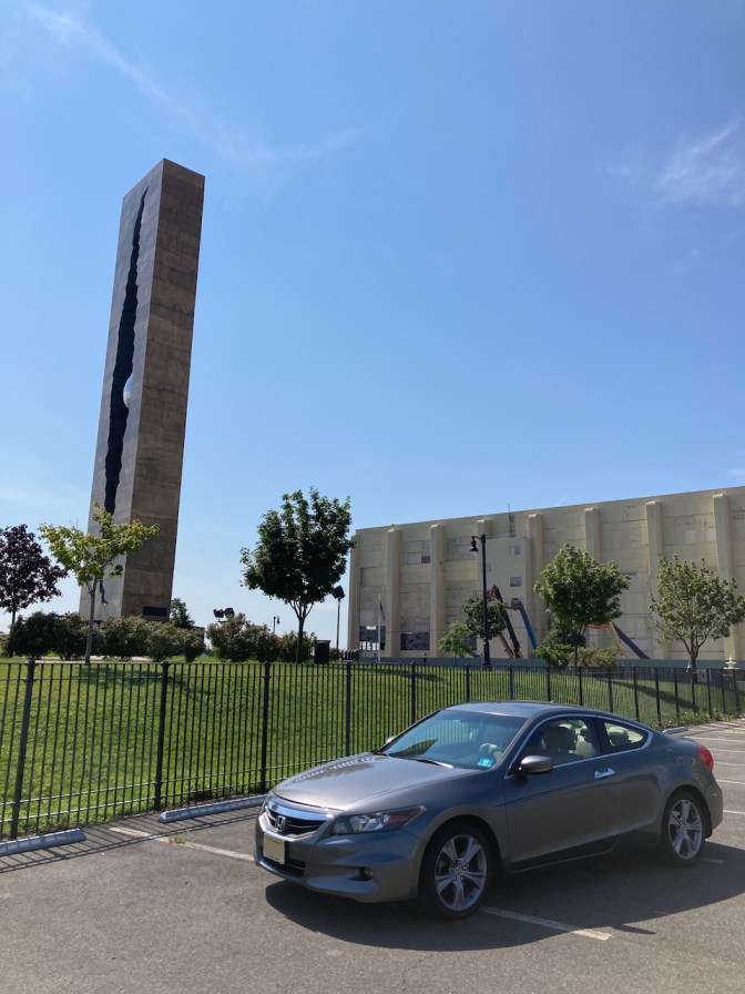 2012 Honda Accord parked near Teardrop Memorial.