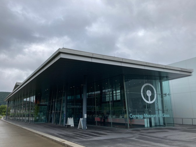 Exterior of Corning Museum of Glass.