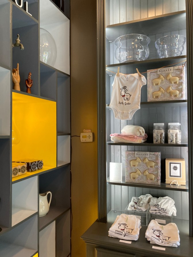 Display of products from Beekman 1802.