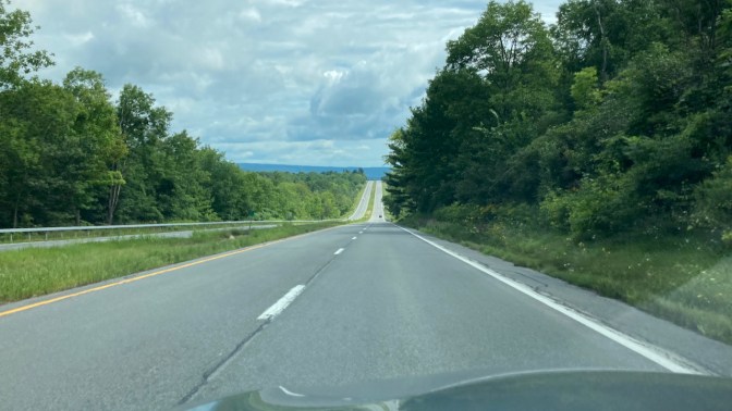 View of US Route 20.