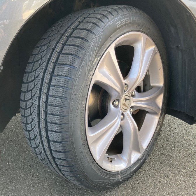 2012 Honda Accord wheel with Nokian WR G4 tires.