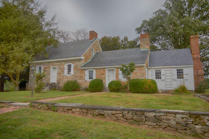 Exterior of Steppingstone Farm Museum main house.
