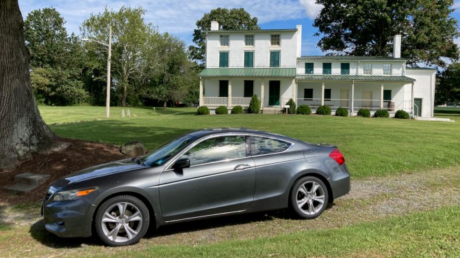 2012 Honda Accord, parked in front of Hollingsworth House.