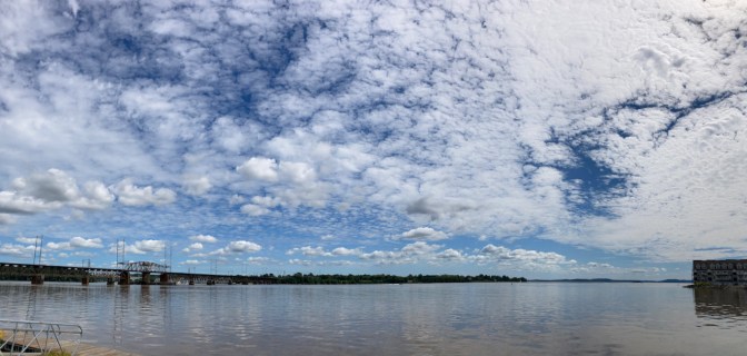 Panorama of Susquehanna River.