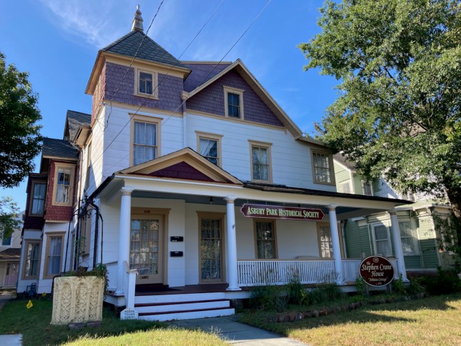 Exterior of Asbury Park Historical Society. 