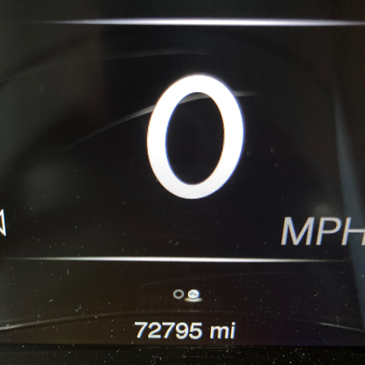 Odometer reading 72795 MI