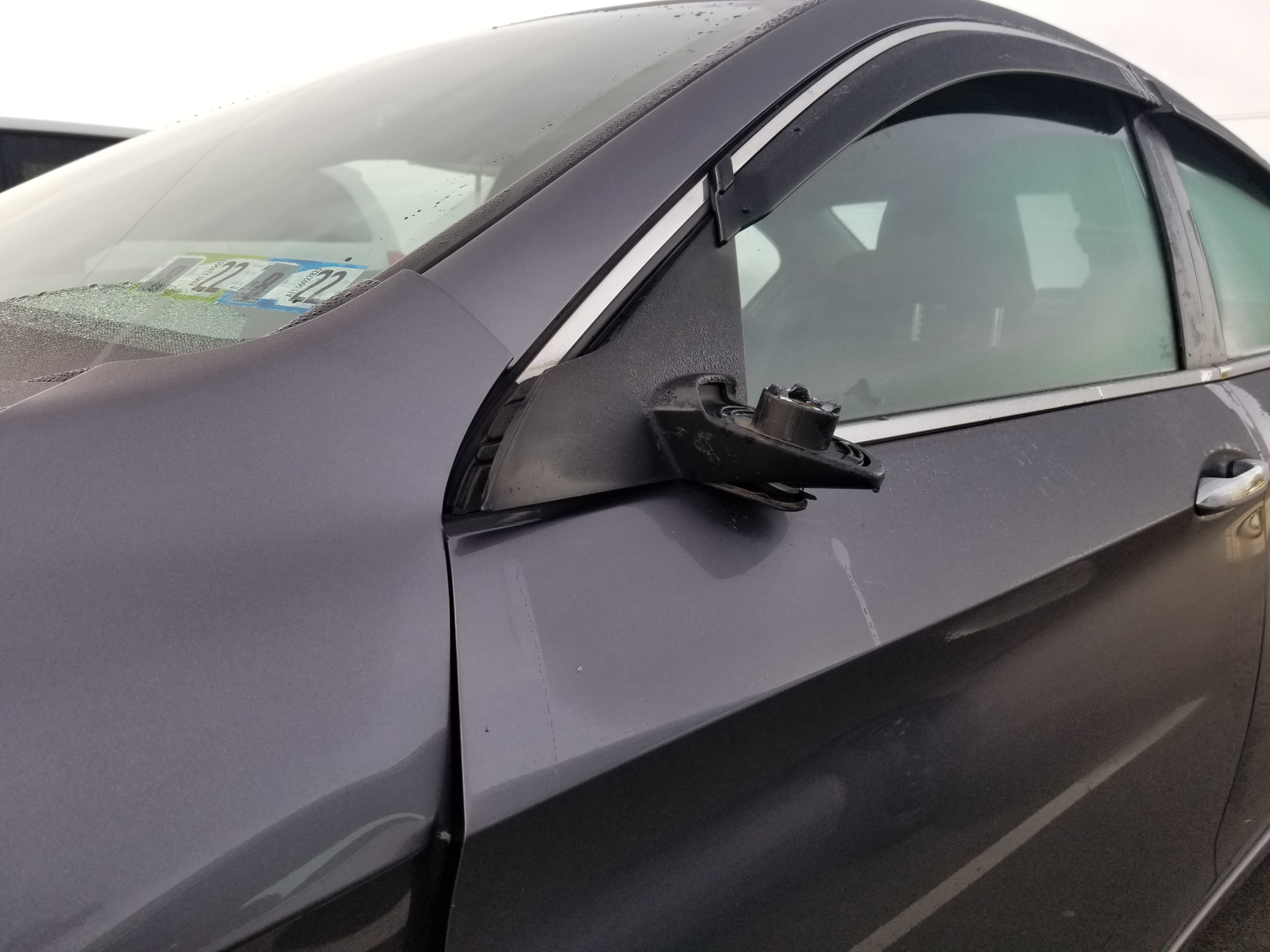 Damaged exterior of 2015 Honda Accord. 
