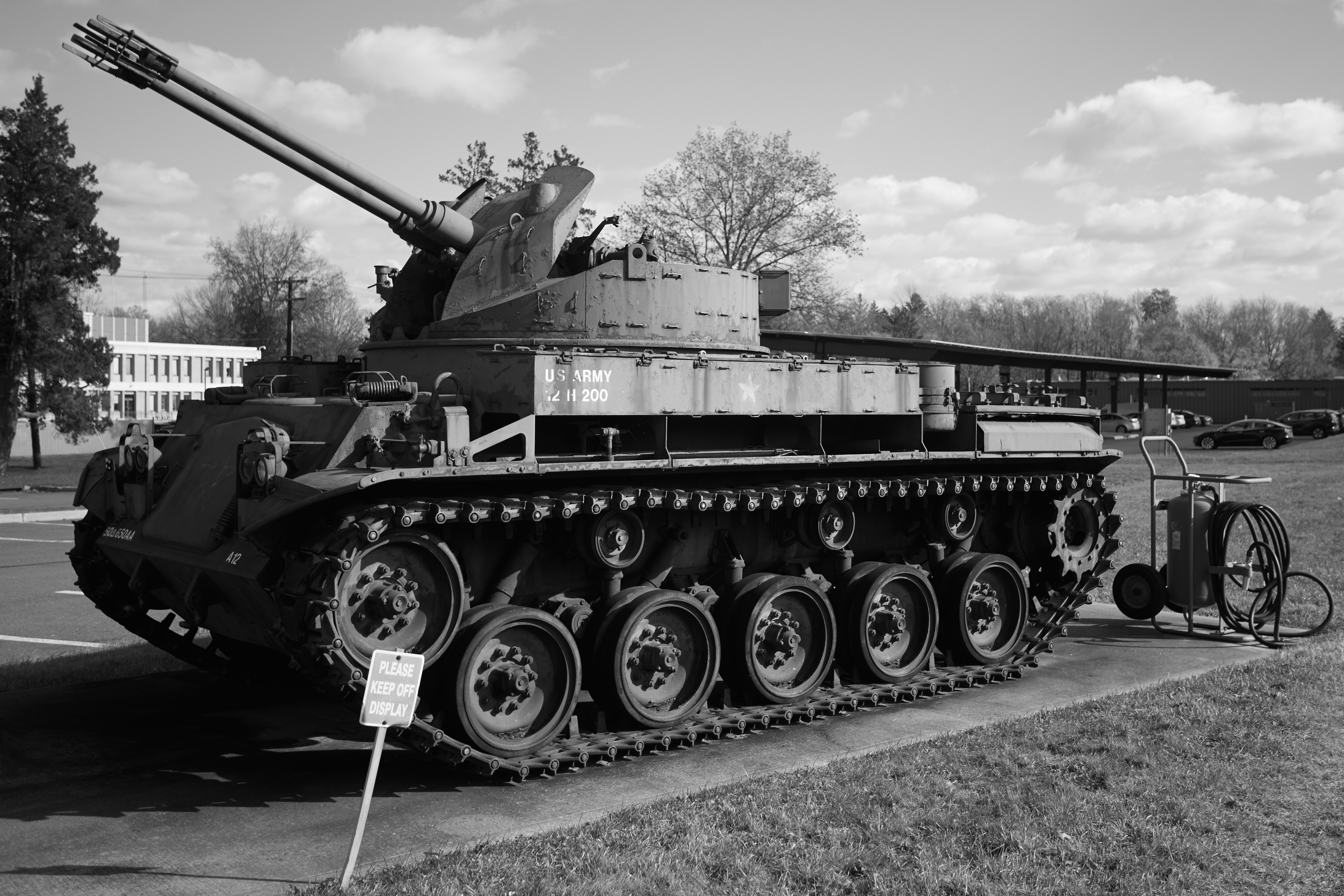 M42 anti-aircraft gun. 