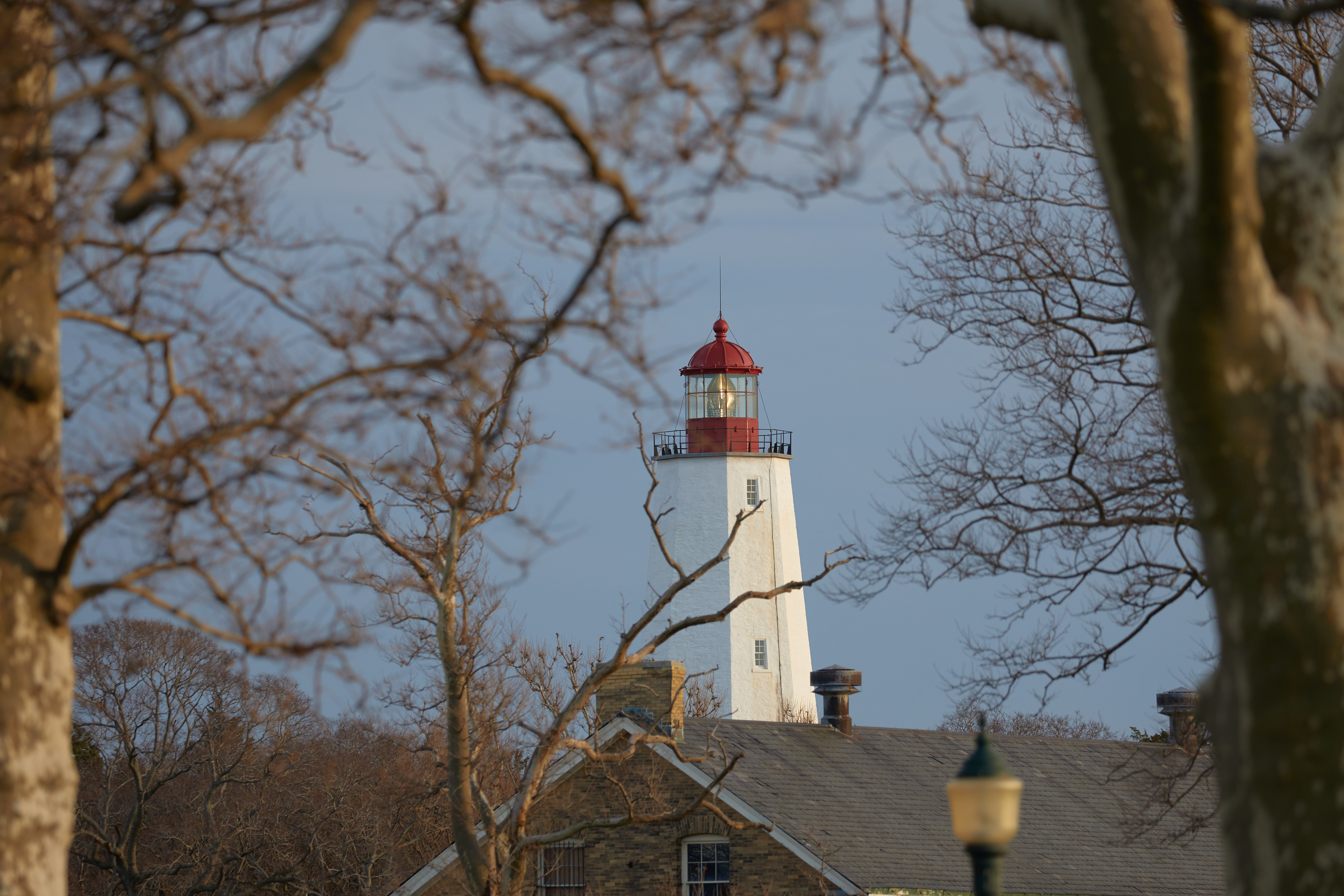 View of Sandy Hook light.