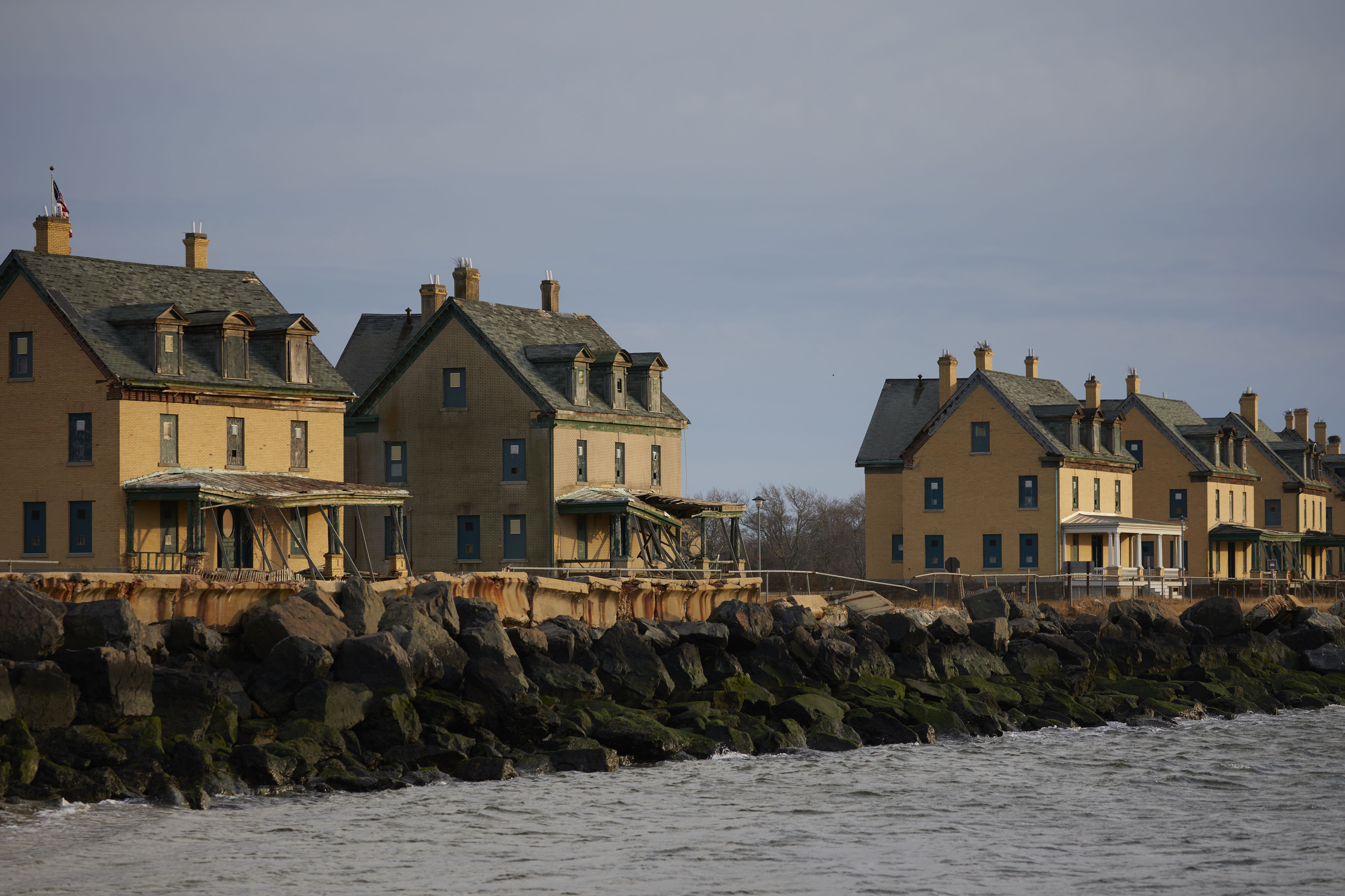 Officer's Row at Sandy Hook.