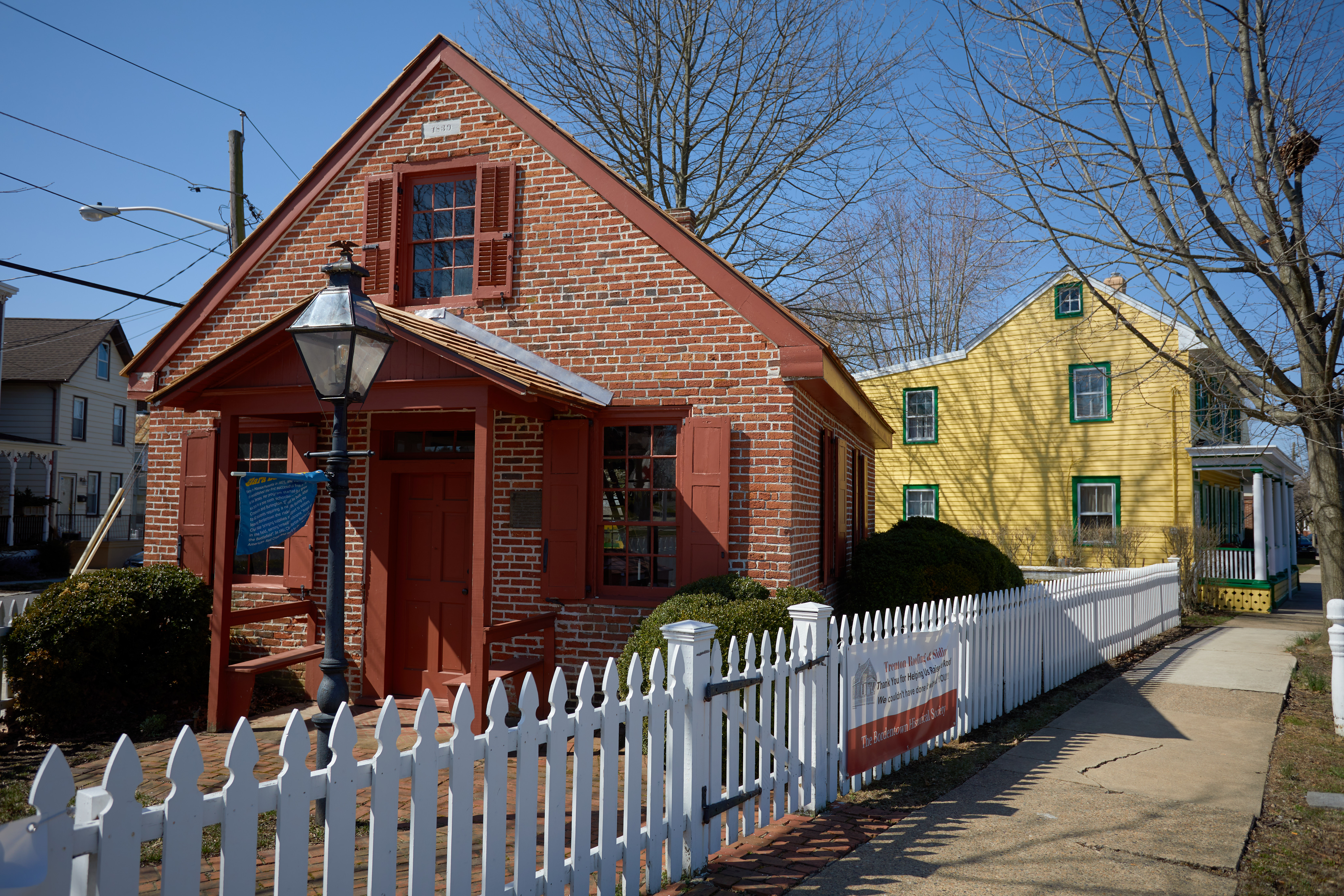Exterior of the Clara Barton one-room schoolhouse.