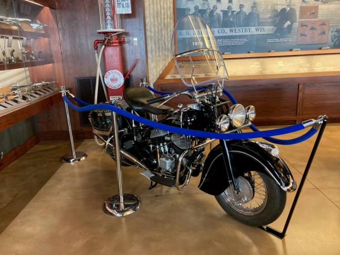 1948 Indian motorcycle.