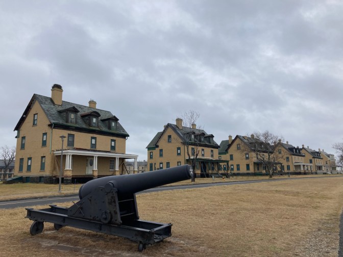 Officer's Row at Sandy Hook.