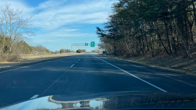 View of Route 55 on sunny day.
