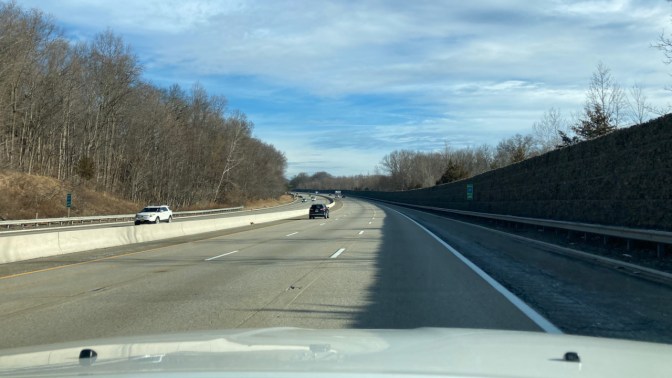 View of I-287 in New Jersey.
