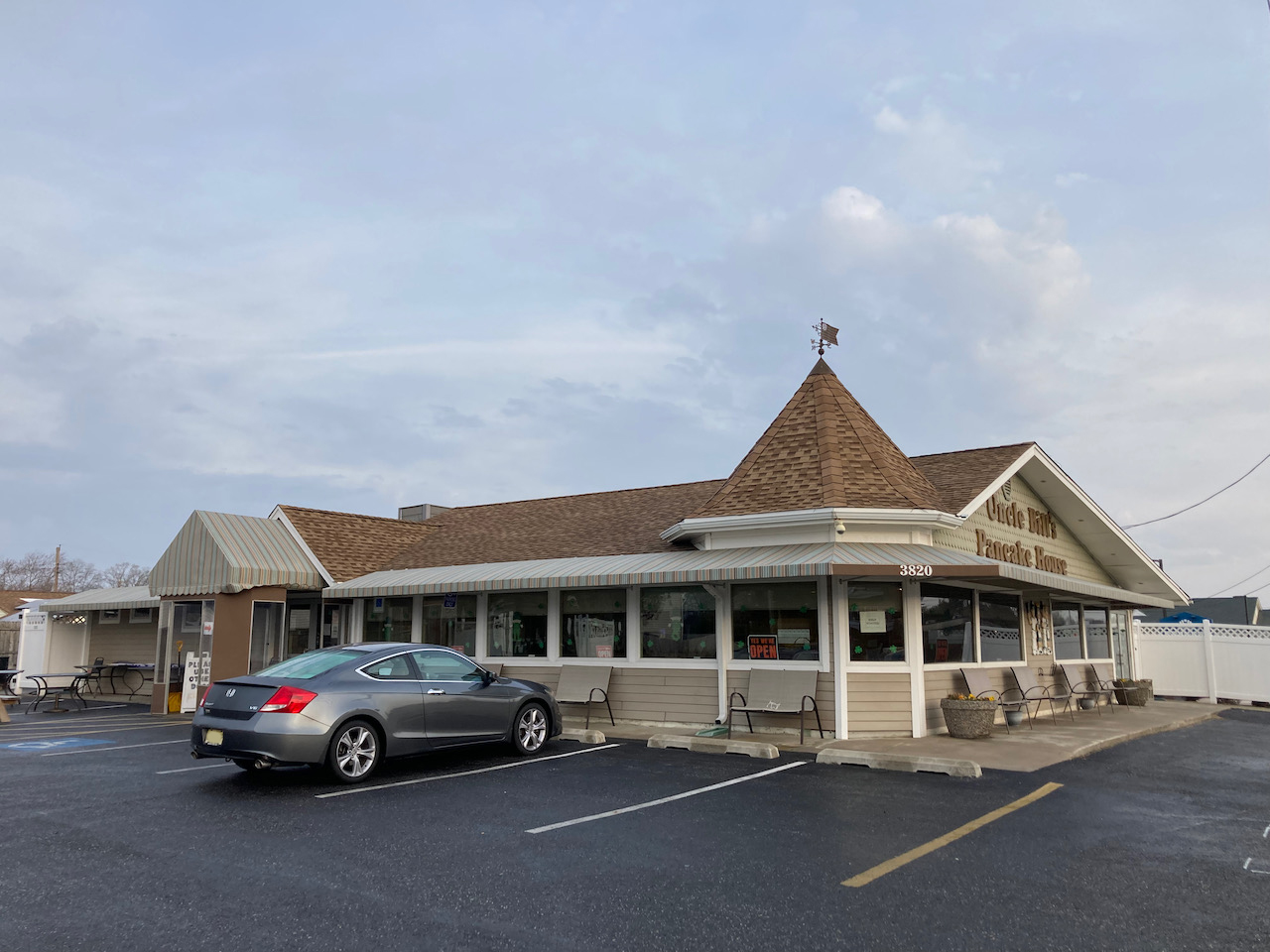 2012 Honda Accord parked outside of Uncle Bill's Pancake House.