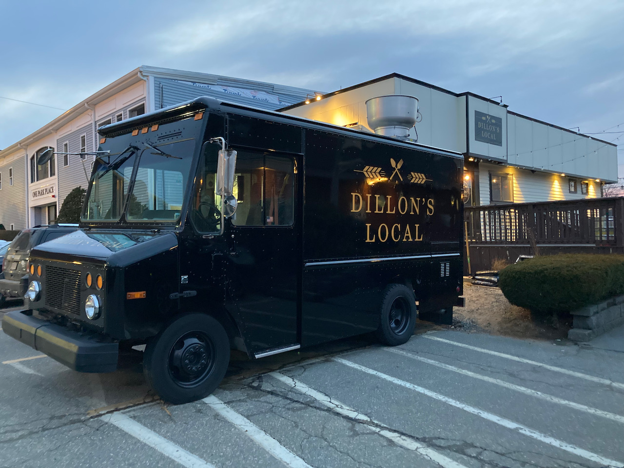 Dillon's Local Food Truck outside of restaurant.