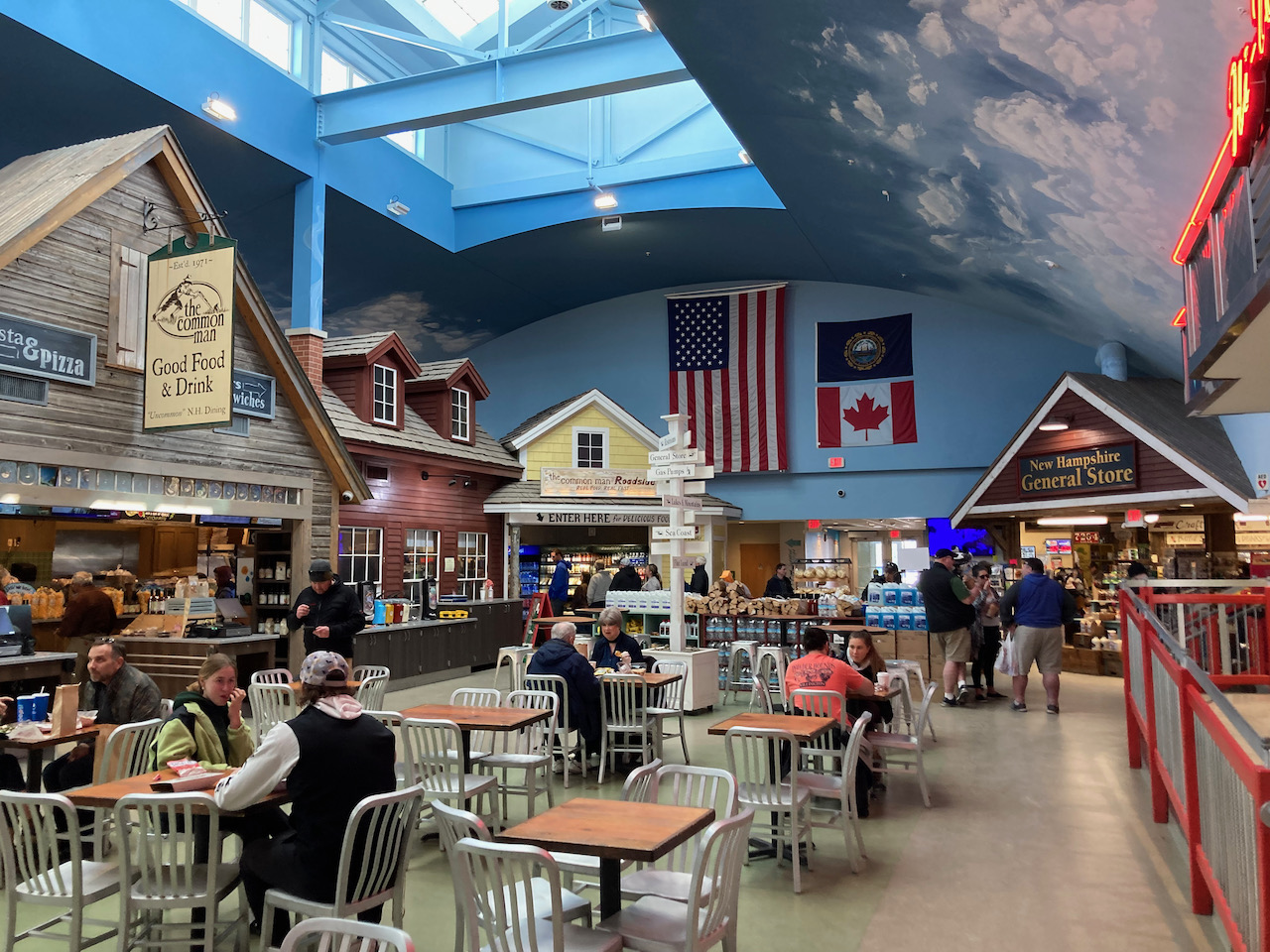 Interior of Hooksett Welcome Center.