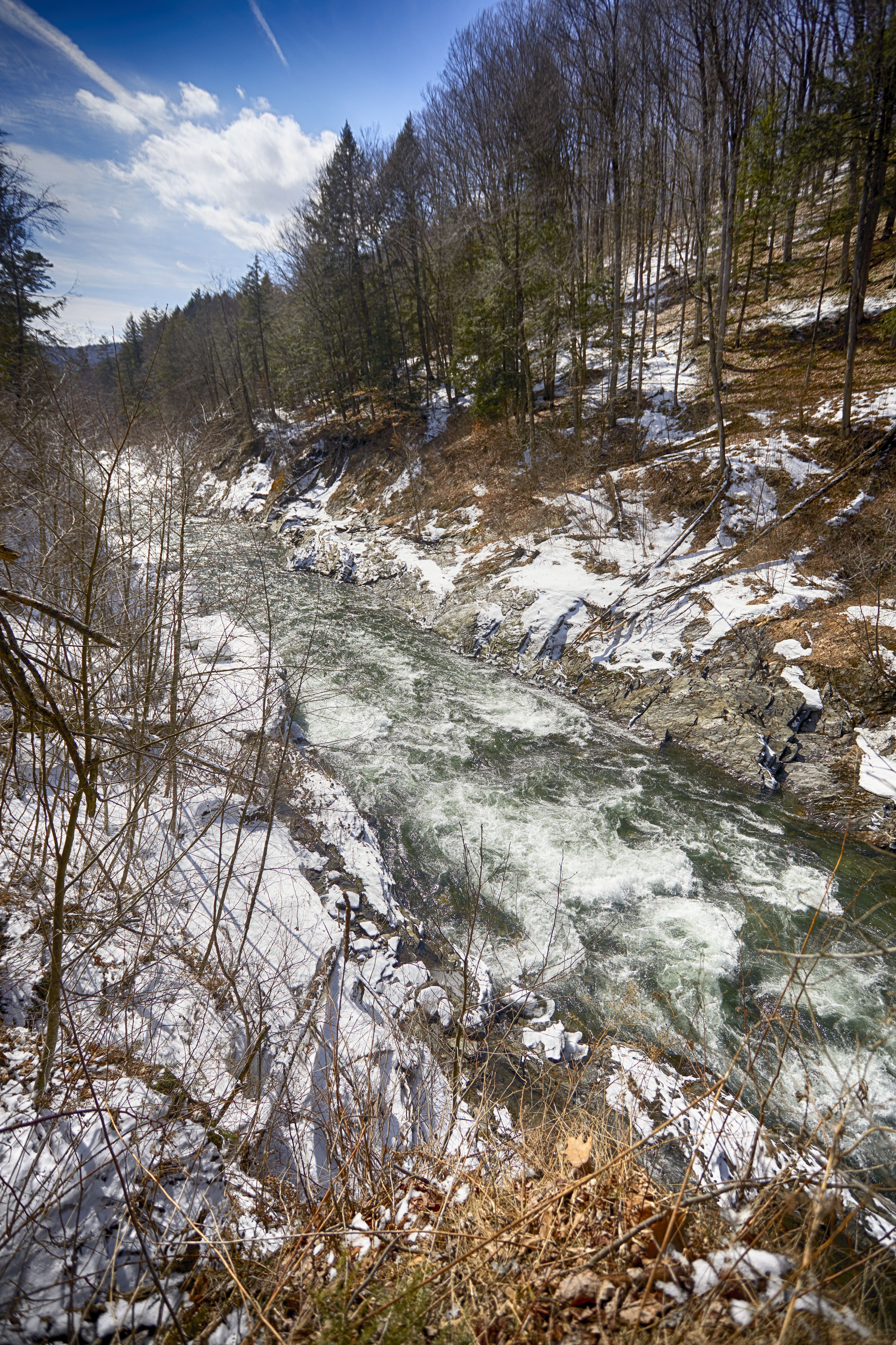 View of Ottauquechee River.