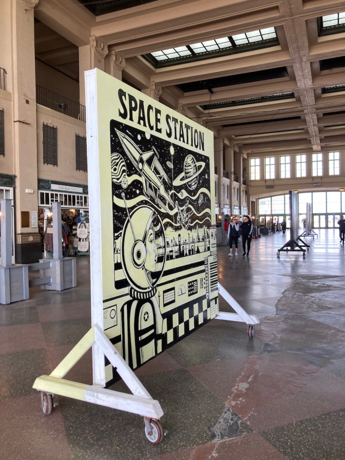 Interior of Asbury Park Convention Hall.