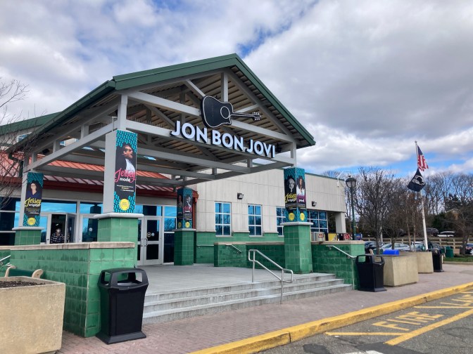 Exterior of Jon Bon Jovi travel plaza.