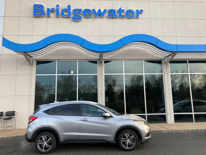 2021 Honda HR-V parked in front of Bridgewater Honda.