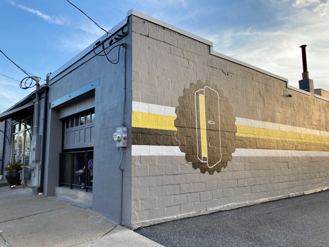 Exterior of The Fridge restaurant and bar.