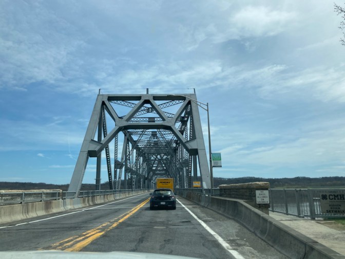View of Rip Van Winkle Bridge.