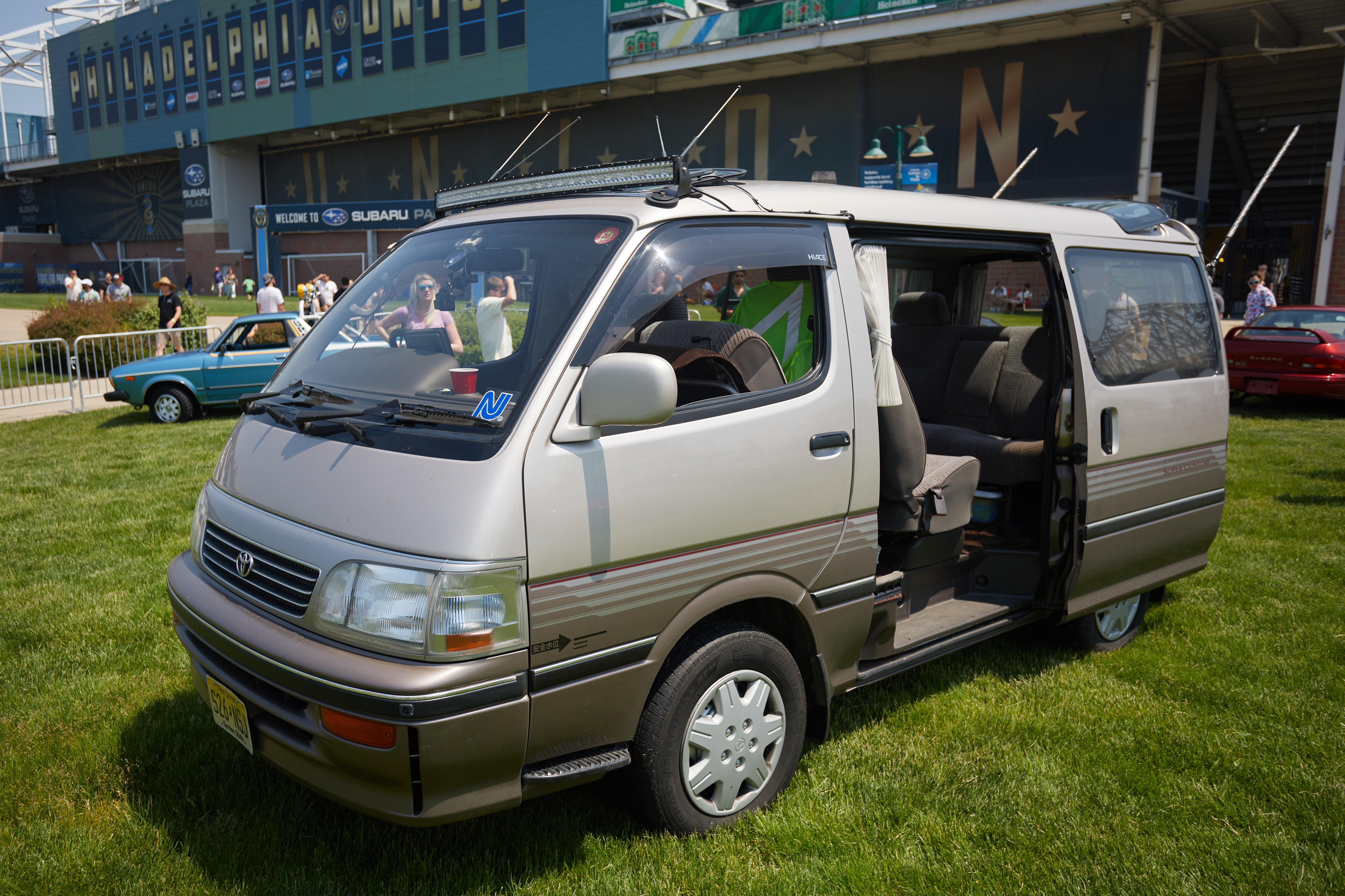 Toyota HiAce minivan.