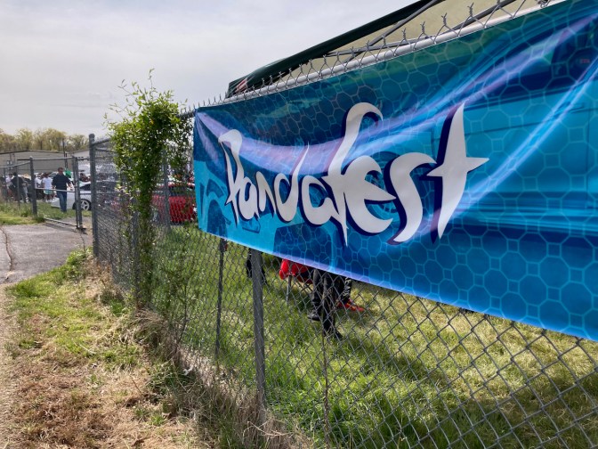 Entrance sign for Pandafest.