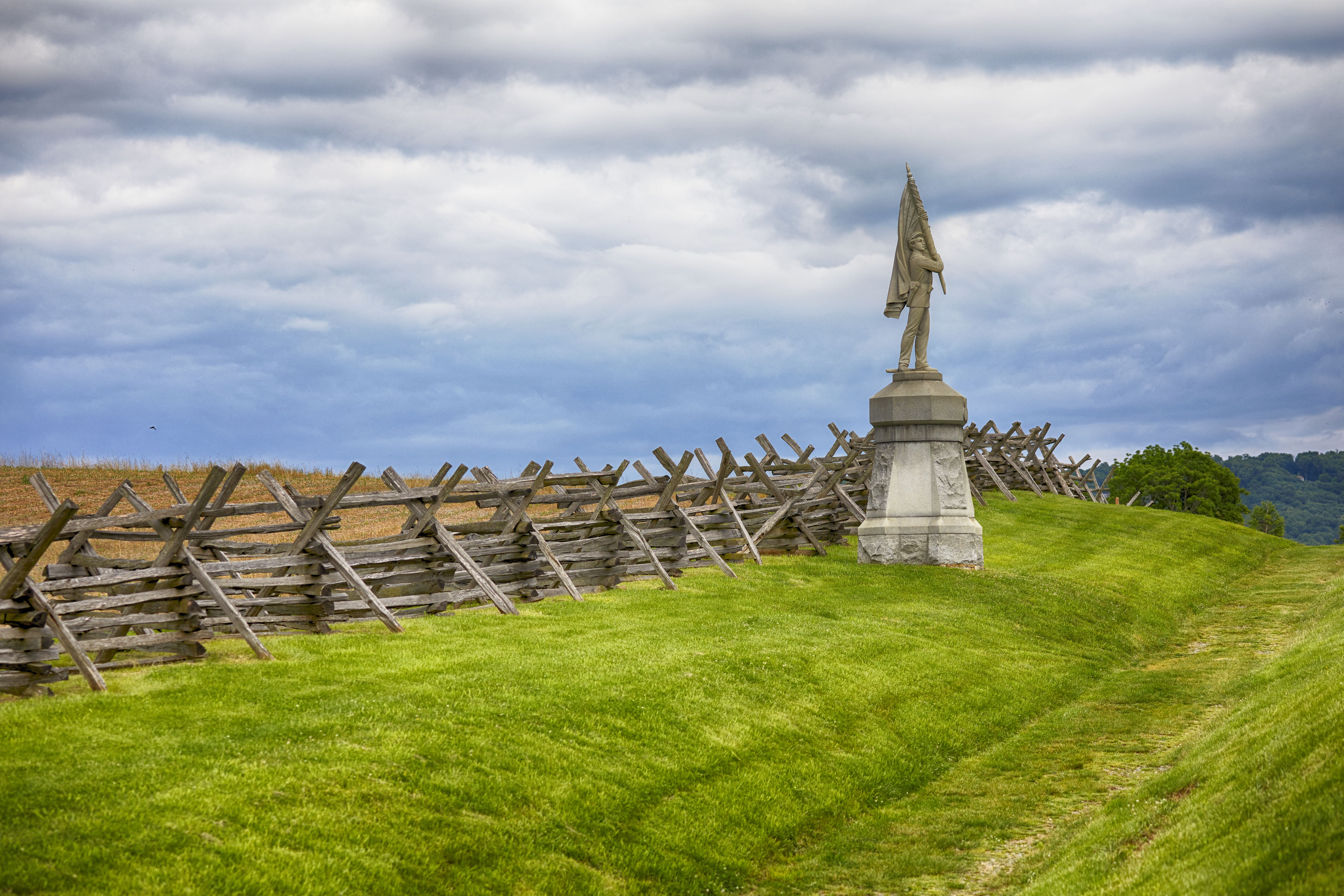 View of Sunken Road.