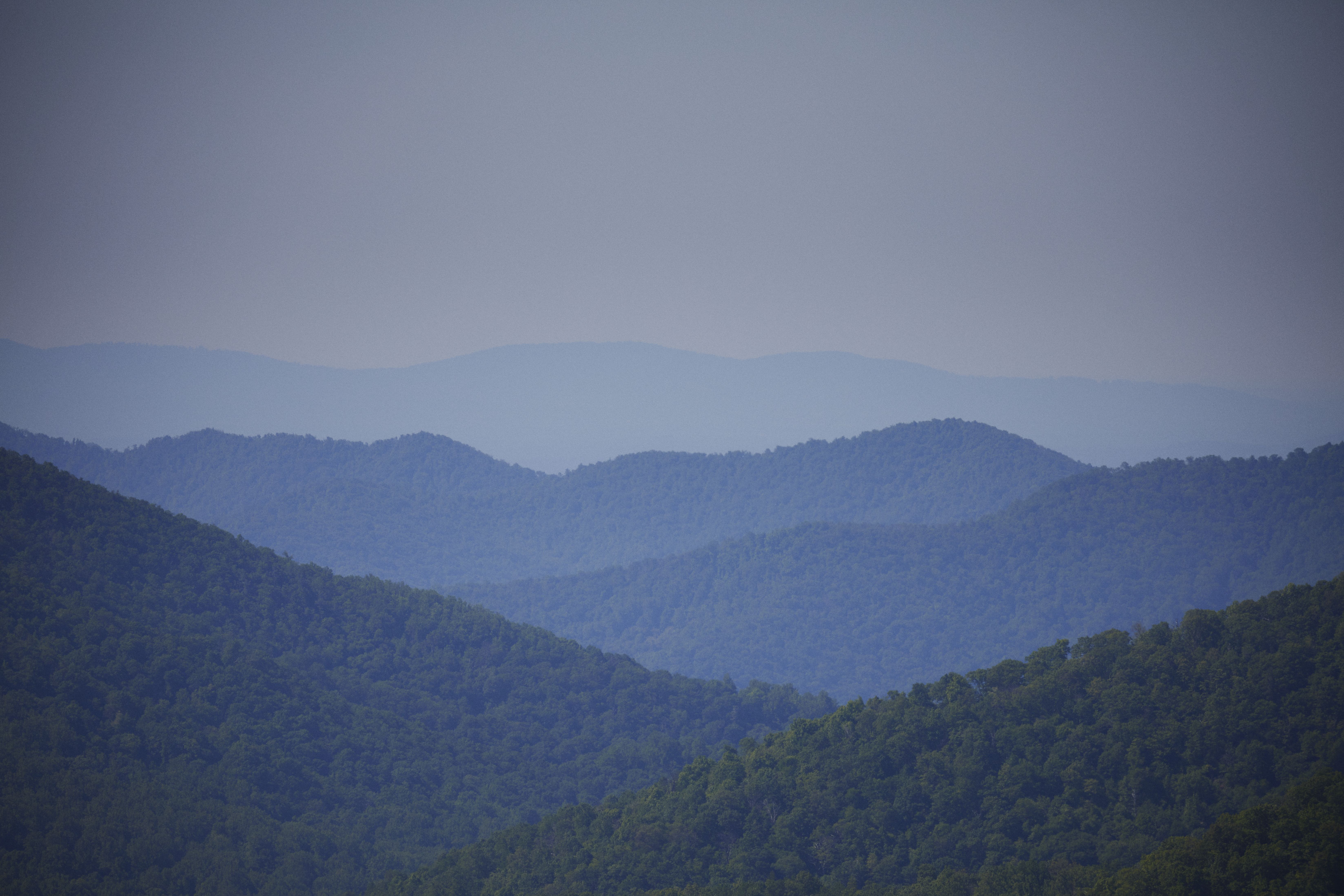 Blue Ridge Mountains.