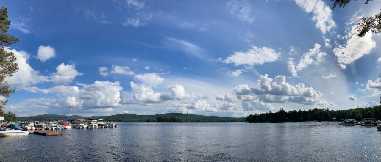 Panorama of Fourth Lake.