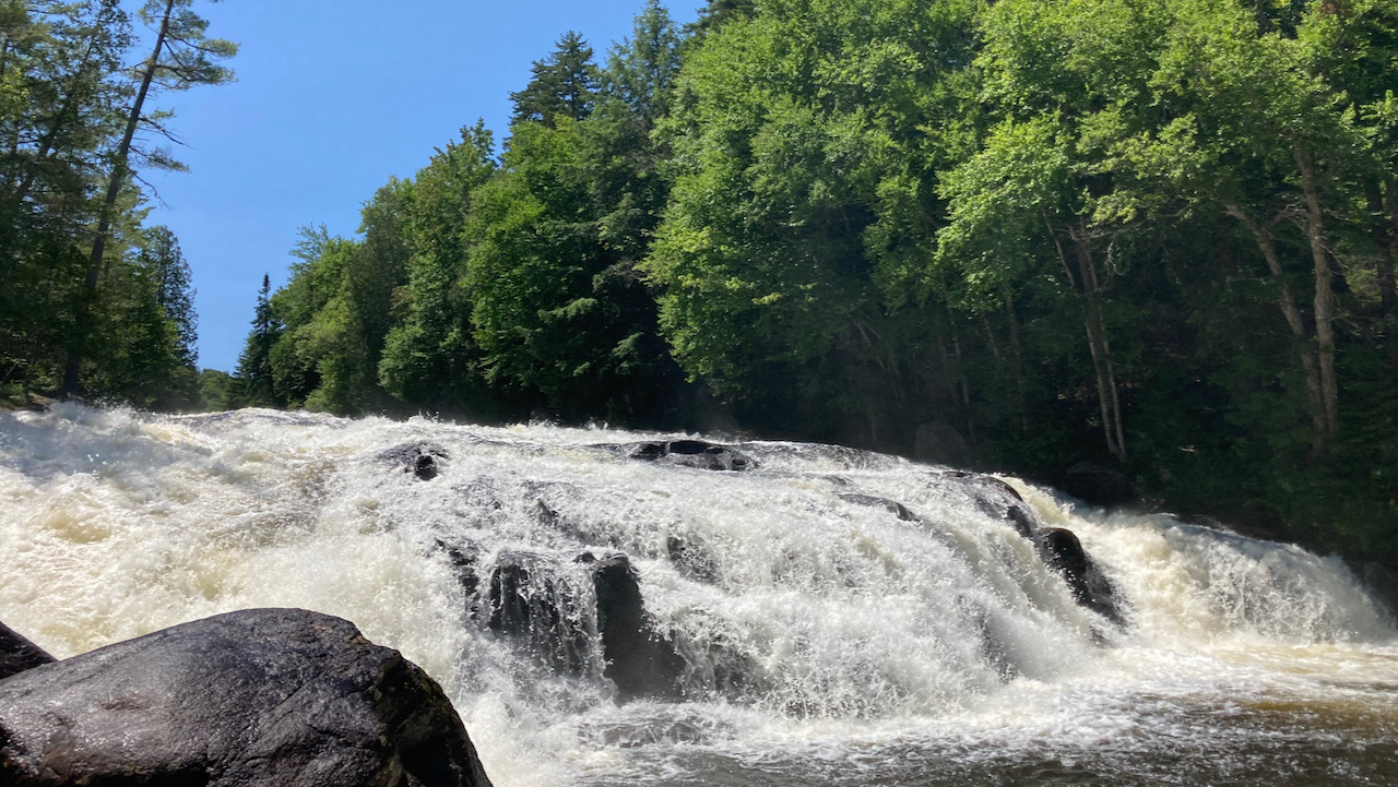 View of Buttermilk Falls.