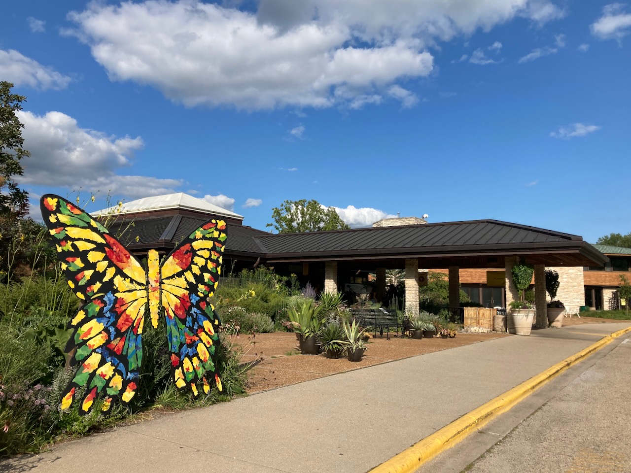Visitor Center for Olberich Botanical Gardens.